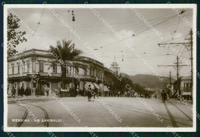 Messina Città Via Garibaldi Foto cartolina RB9060 – fronte