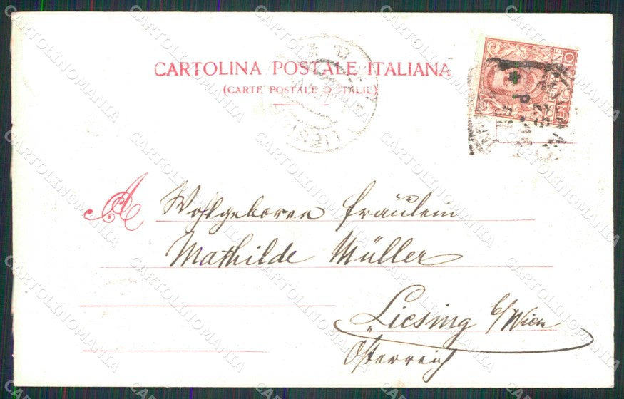 Milano Magenta Casa Giacobbe Perforata dai Proiettili cartolina RB9066 – retro