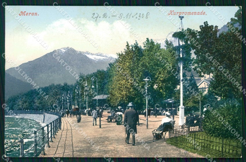 Bolzano Merano Passeggiata cartolina RB9071 – fronte