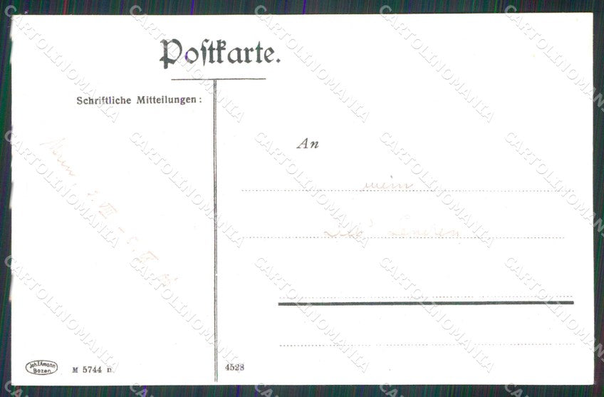 Bolzano Merano Passeggiata cartolina RB9071 – retro