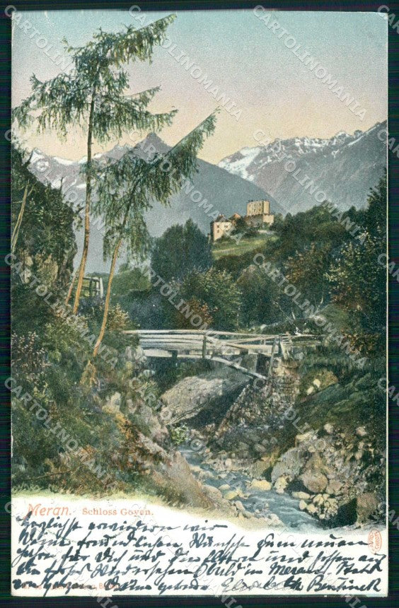 Bolzano Merano Castel Gaiano cartolina RB9072 – fronte