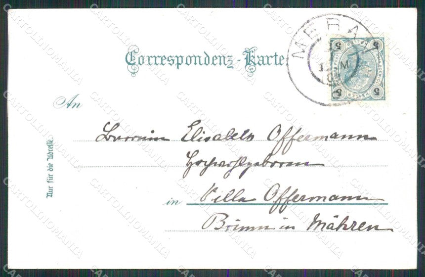 Bolzano Merano Castel Gaiano cartolina RB9072 – retro