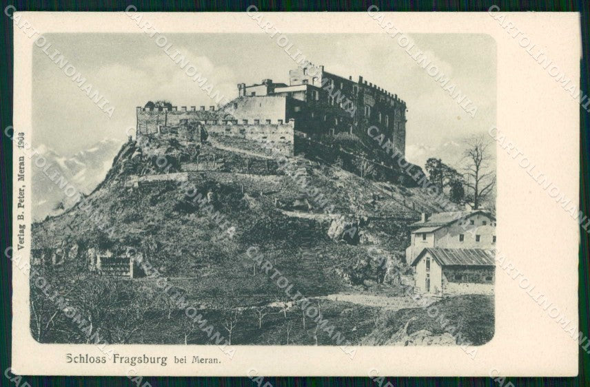 Bolzano Merano Castello Fragsburg cartolina RB9076 – fronte