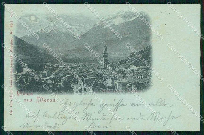Bolzano Merano Saluti da Chiaro di Luna cartolina RB9077 – fronte