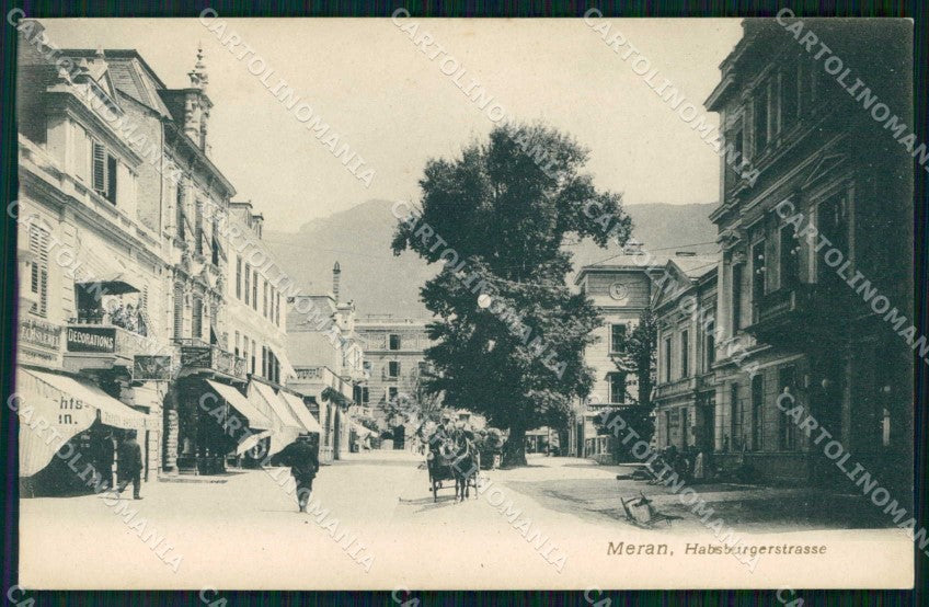 Bolzano Merano Strada Habsburg cartolina RB9079 – fronte