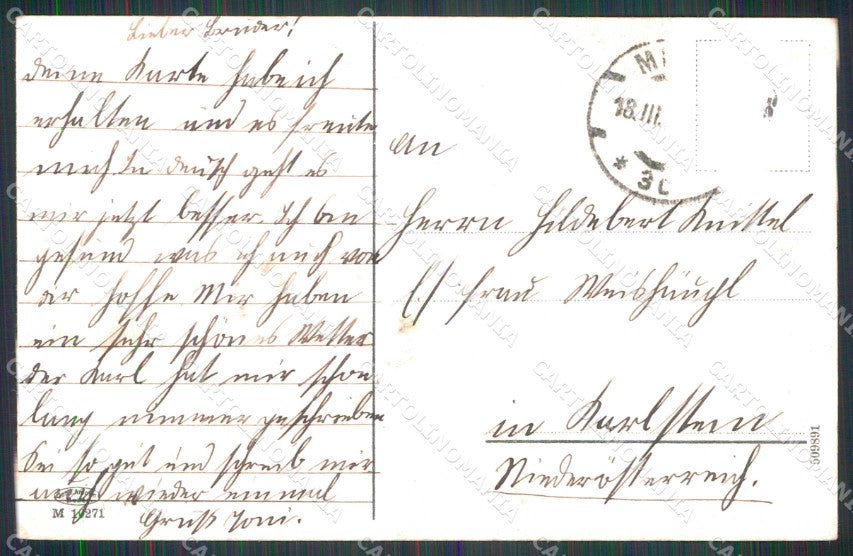 Bolzano Merano Steinach ABRASA cartolina RB9081 – retro