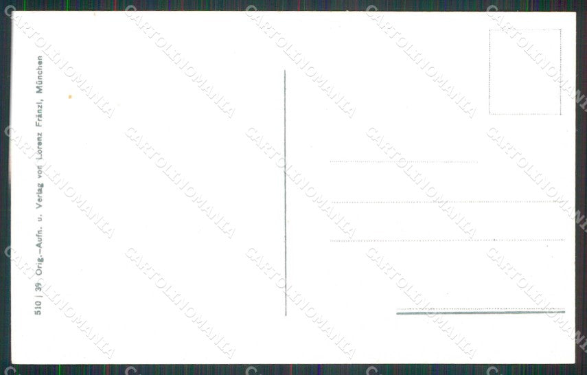 Bolzano Merano Sudtirolo Costumi Franzl 510/39 cartolina RB9086 – retro