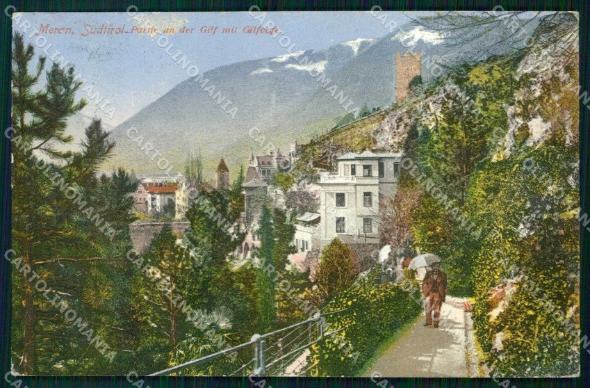 Bolzano Merano Sudtirolo Cafè Gilf cartolina RB9089 – fronte