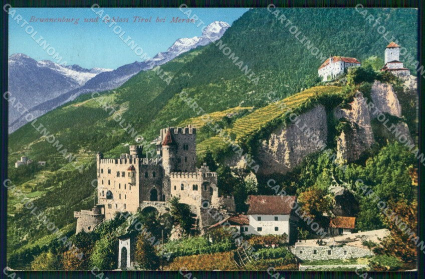 Bolzano Merano Castel Tirolo cartolina RB9093 – fronte