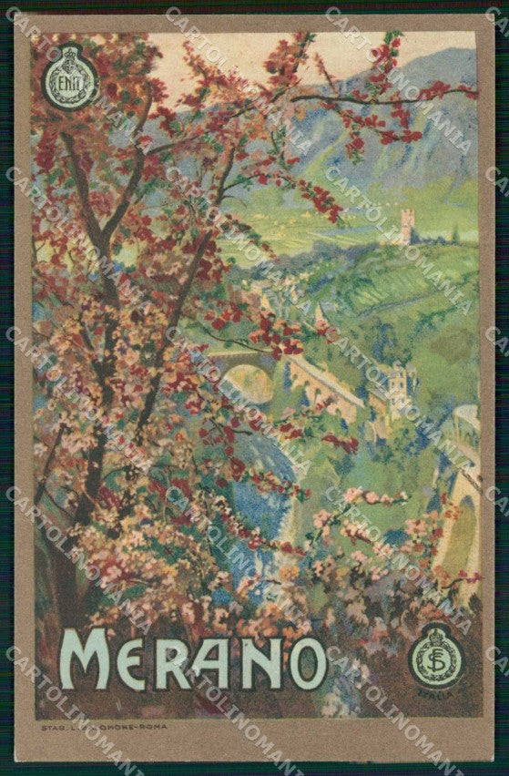 Bolzano Merano Enit Turistica cartolina RB9104 – fronte