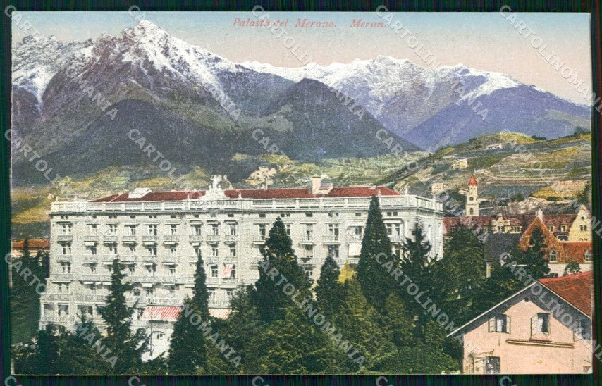 Bolzano Merano Palast Hotel cartolina RB9105 – fronte