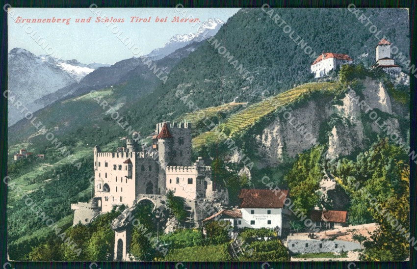 Bolzano Merano Castelli cartolina RB9122 – fronte