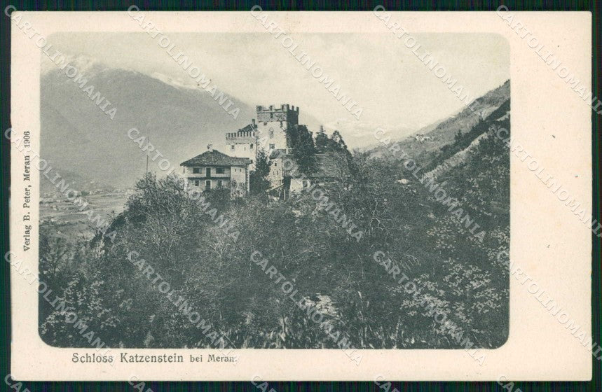 Bolzano Merano Castel Gatto cartolina RB9126 – fronte