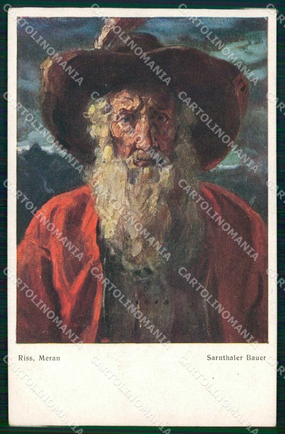Bolzano Merano Contadino Costumi cartolina RB9134 – fronte