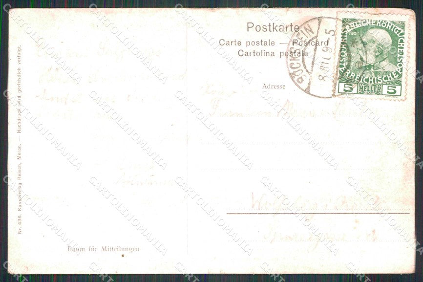 Bolzano Merano Alpen Restaurant Badgastein cartolina RB9146 – retro