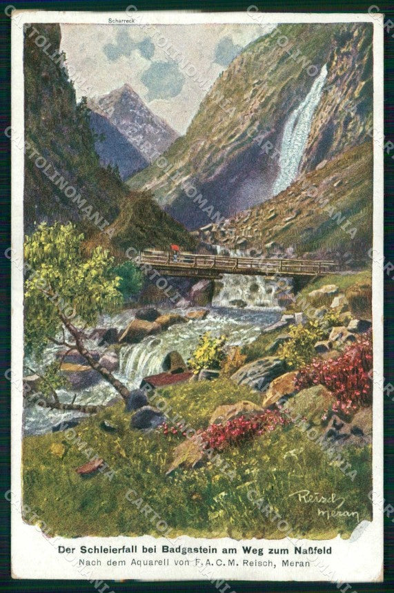Bolzano Merano Cascate Badgastein cartolina RB9148 – fronte