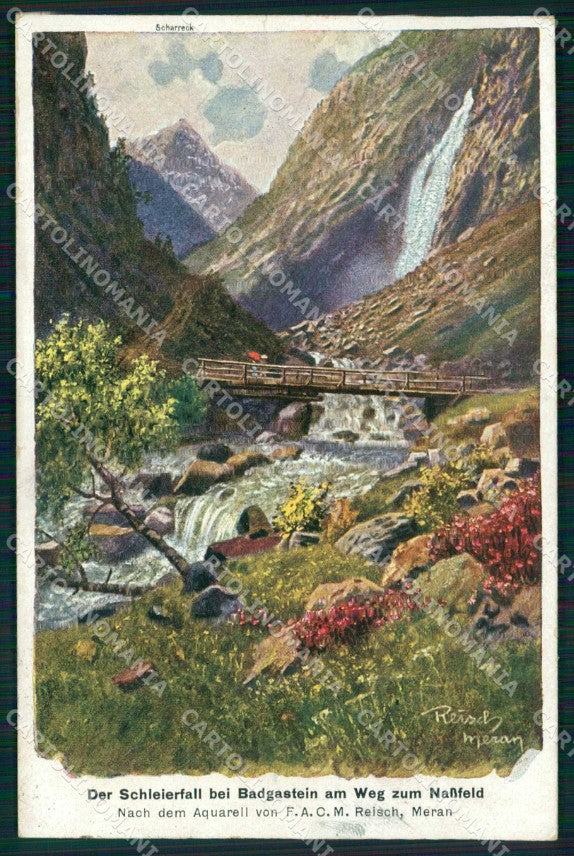Bolzano Merano Cascate Badgastein cartolina RB9149 – fronte