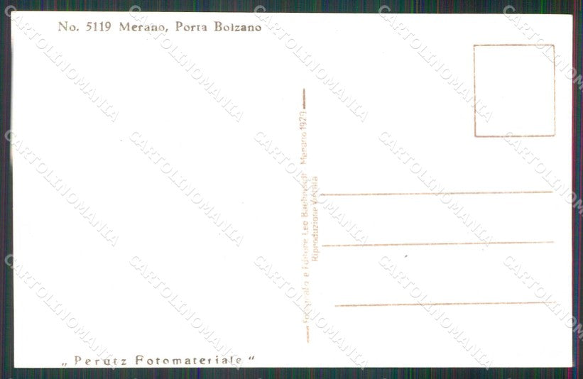 Bolzano Merano Porta Bolzano Foto cartolina RB9170 – retro