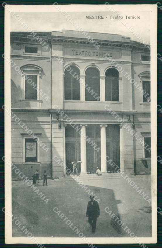Venezia Mestre Teatro Toniolo cartolina RB9192 – fronte