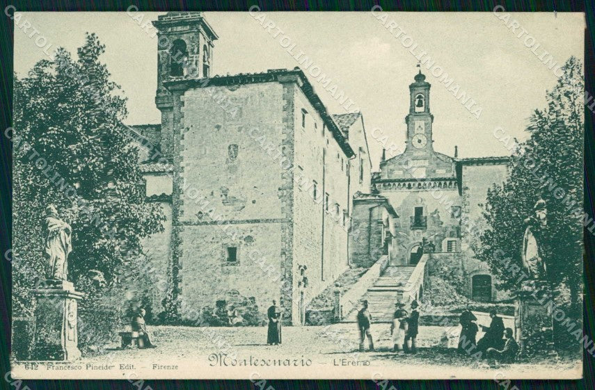Firenze Vaglia Montesenario Santuario Eremo cartolina RB9210 – fronte