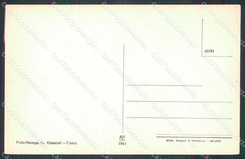 Lecco Monticello Brianza Casirago cartolina RB9221 – retro
