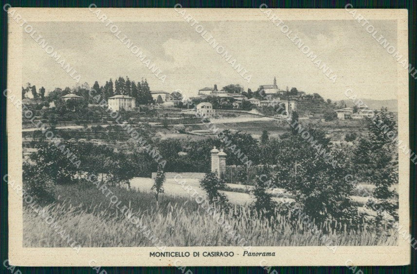 Lecco Monticello Brianza Casirago cartolina RB9222 – fronte