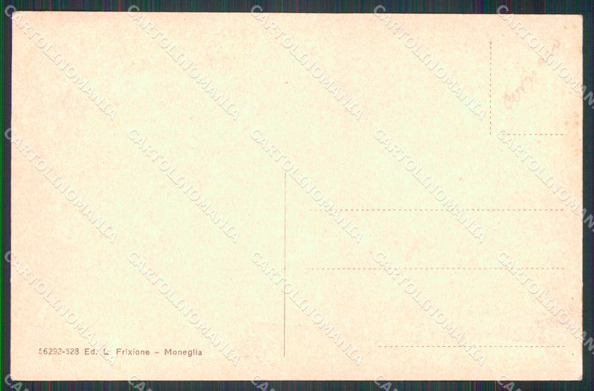 Genova Moneglia Spiaggia Bagni cartolina RB9236 – retro
