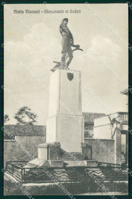 Milano Motta Visconti Monumento ai Caduti Alterocca 155470 cartolina RB9238 – fronte