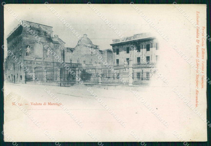 Alessandria Marengo Genta 34 cartolina RB9255 – fronte