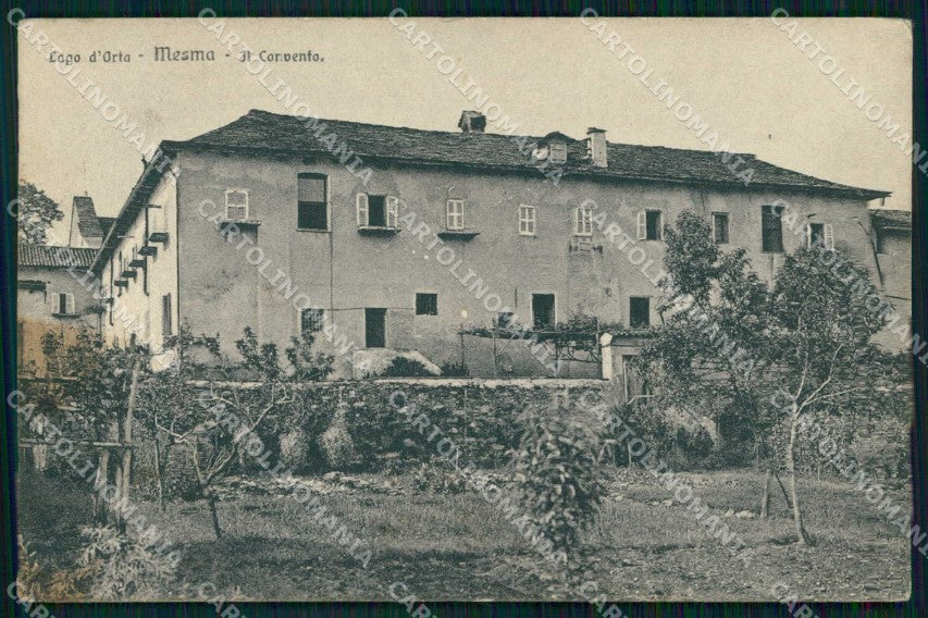 Novara Ameno Monte Mesma Convento Brunner 3739 cartolina RB9260 – fronte