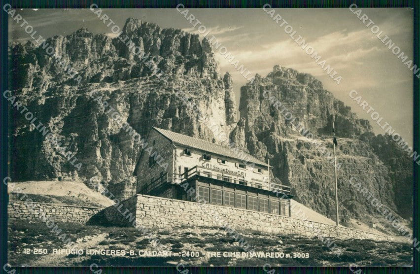 Belluno Auronzo di Cadore Rifugio Longeres Lavaredo Foto cartolina RB9286 – fronte