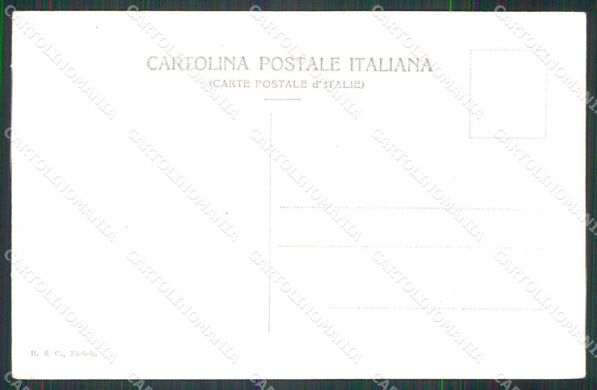 Genova Nervi Porto Barche Brunner cartolina RB9336 – retro