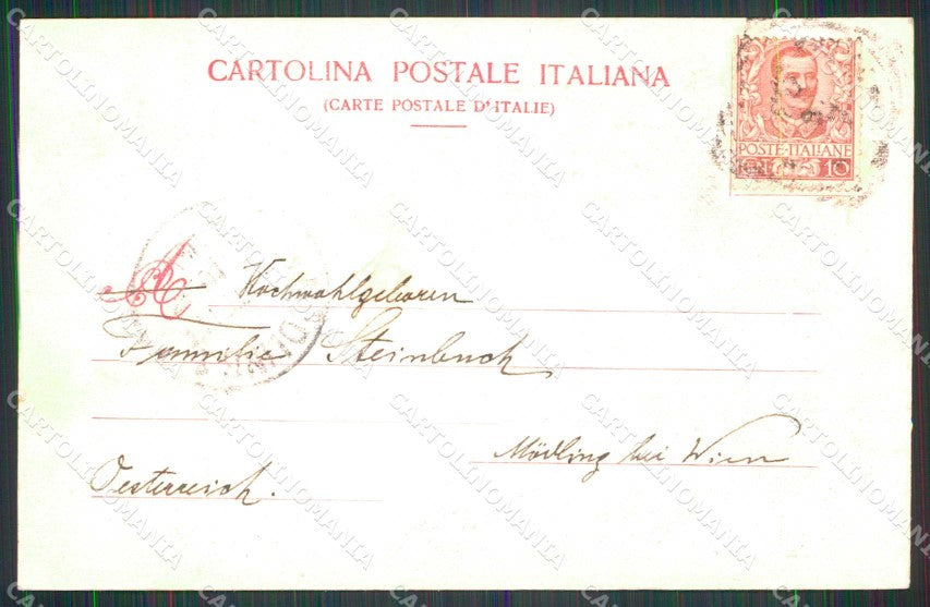 Genova Nervi Porto Modiano 6884 cartolina RB9340 – retro
