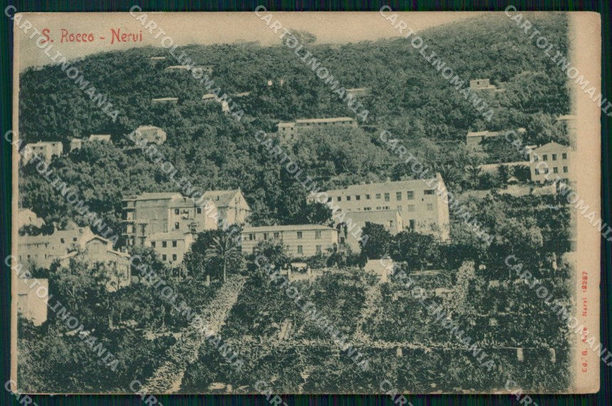 Genova Nervi San Rocco cartolina RB9346 – fronte
