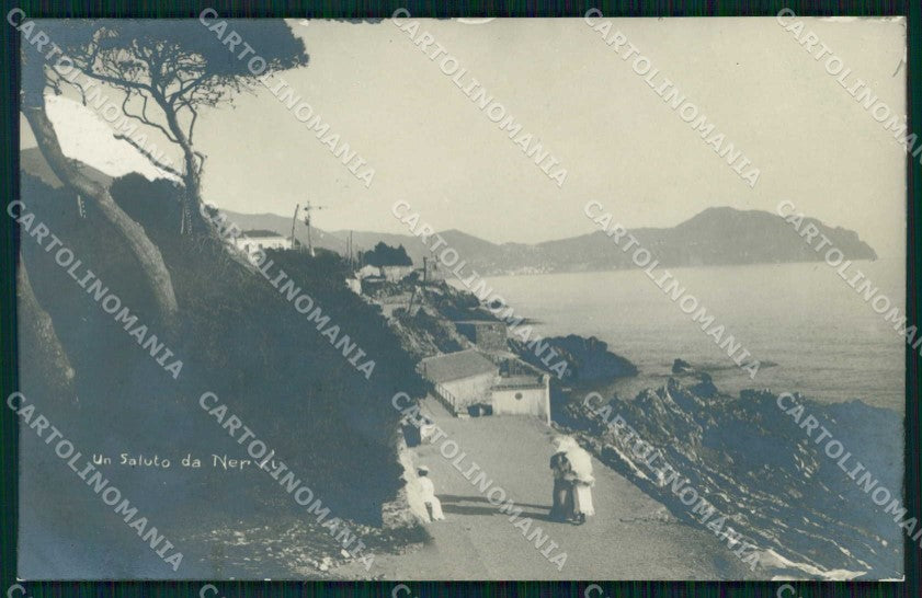 Genova Nervi Saluto da NPG Foto cartolina RB9357 – fronte