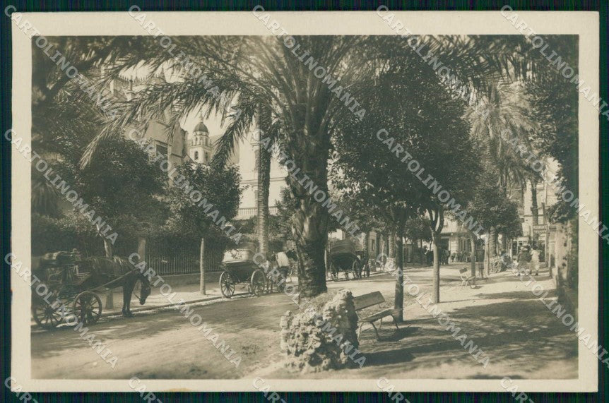 Genova Nervi Viale delle Palme Foto cartolina RB9358 – fronte