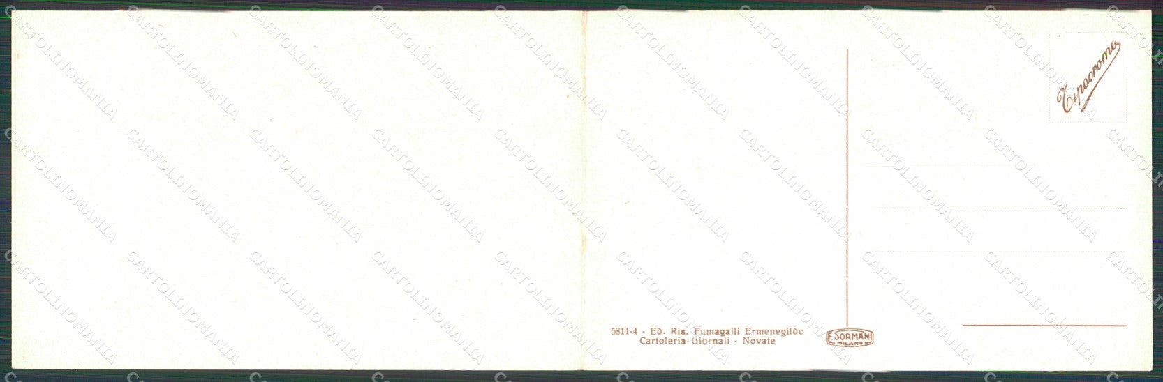 Milano Novate Milanese Doppia Tipocromo cartolina RB9360 – retro