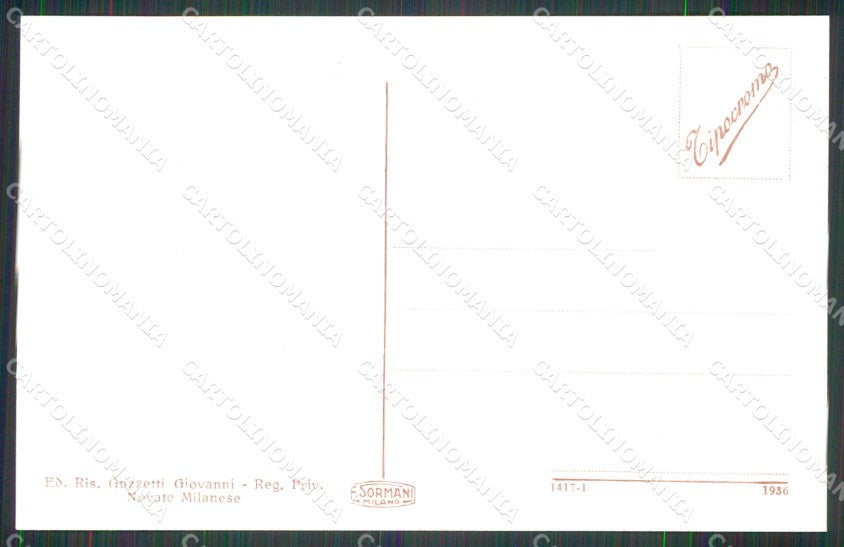 Milano Novate Milanese Via Vittorio Veneto Tipocromo cartolina RB9362 – retro