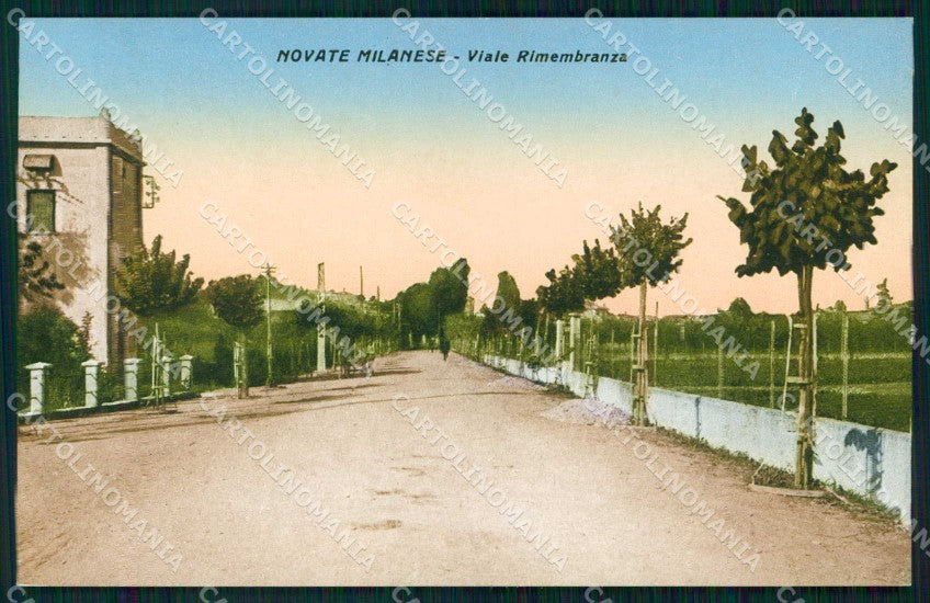 Milano Novate Milanese Viale Rimembranza Tipocromo cartolina RB9365 – fronte