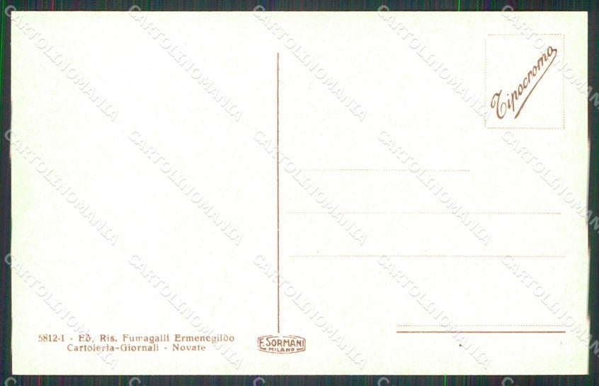 Milano Novate Milanese Viale Rimembranza Tipocromo cartolina RB9365 – retro