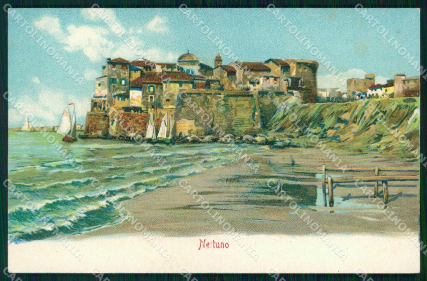 Roma Nettuno Dipinto cartolina RB9376 – fronte