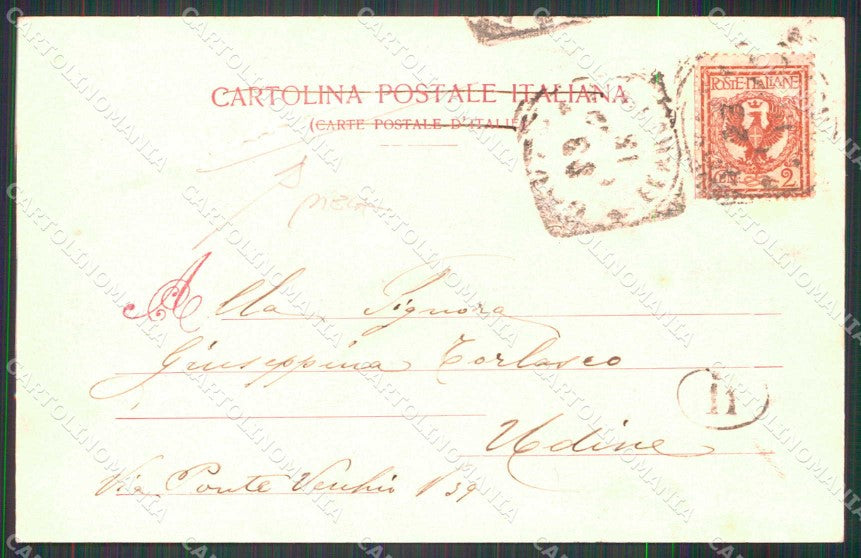 Novara Città Piazza dello Statuto Modiano 4166 PIEGA cartolina RB9384 – retro