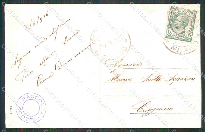 Milano Nerviano Fiume Olona cartolina RB9403 – retro