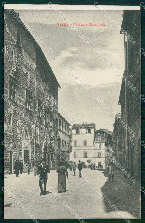 Terni Narni Palazzo Comunale Alterocca 38395 cartolina RB9408 – fronte
