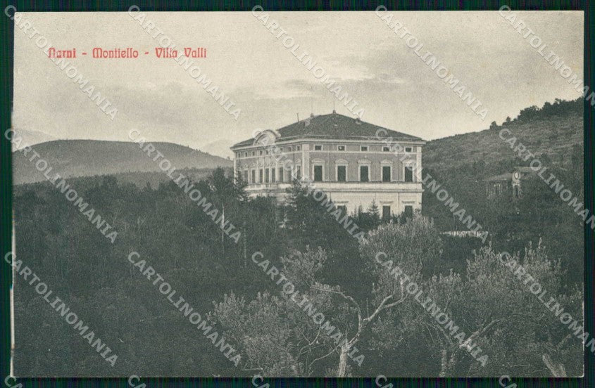 Terni Narni Montiello Villa Valli Alterocca 26503 cartolina RB9410 – fronte
