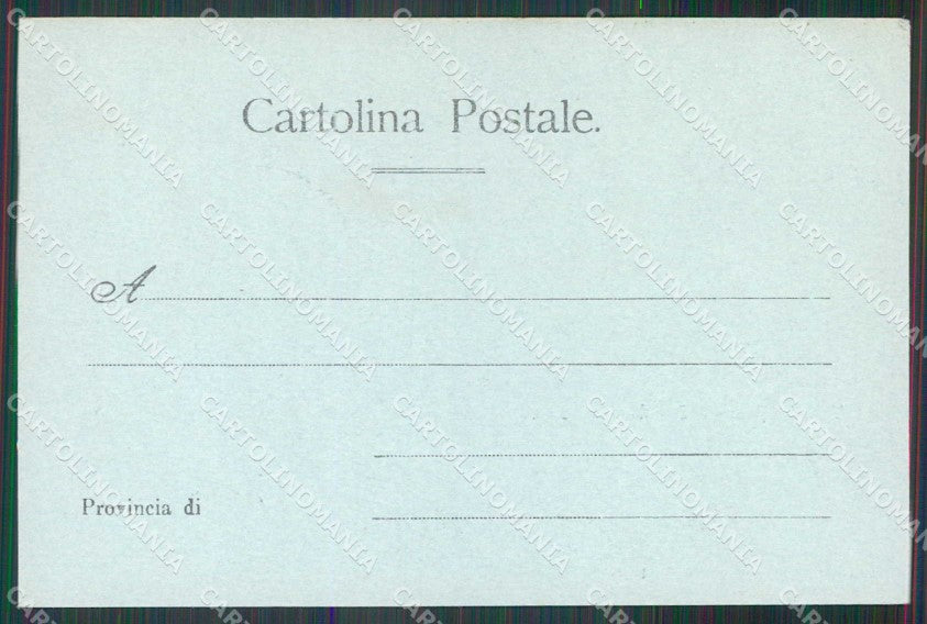 Napoli Città Castello Sant'Elmo Chiaro di Luna Stengel 11202 cartolina RB9424 – retro