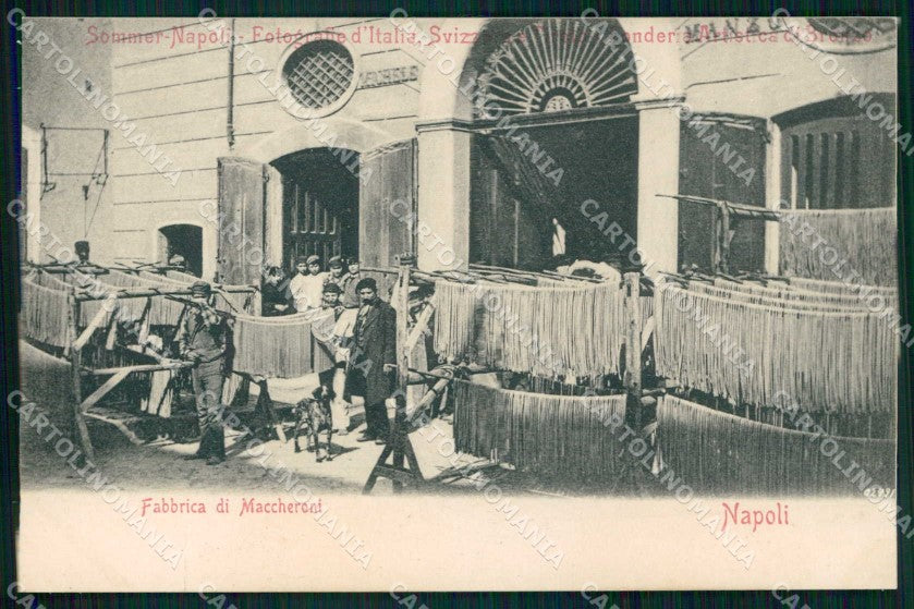 Napoli Città Fabbrica di Maccheroni Mestieri cartolina RB9426 – fronte