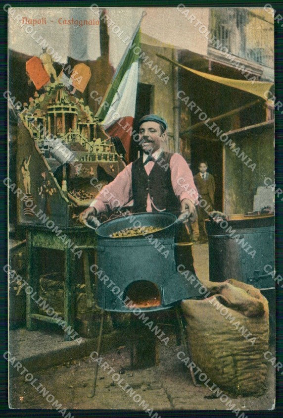 Napoli Città Castagnaio Mestieri cartolina RB9428 – fronte
