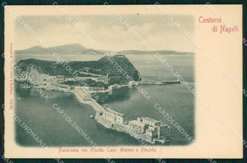 Napoli Nisida Capo Miseno Procida Stengel 11174 cartolina RB9437 – fronte