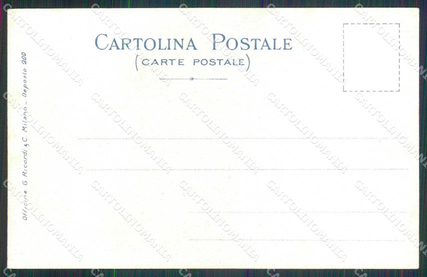 Aosta Nus Secolo XII Metlicovitz cartolina RB9450 – retro